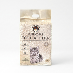 Arena de Tofu para Gatos Natural (1 Bolsa - 2,5Kg)